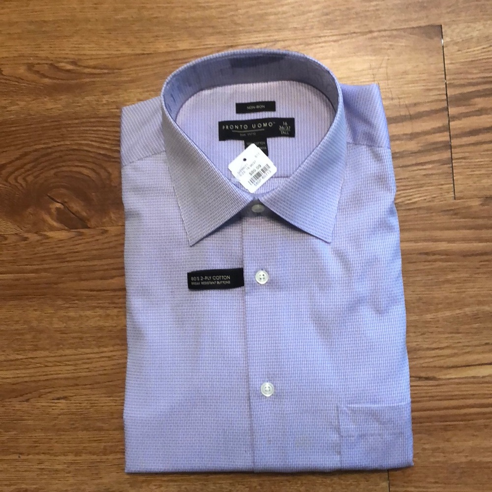 Pronto Uomo Purple Dress Shirt